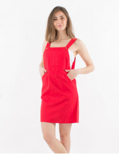 Robe courte haut salopette 2