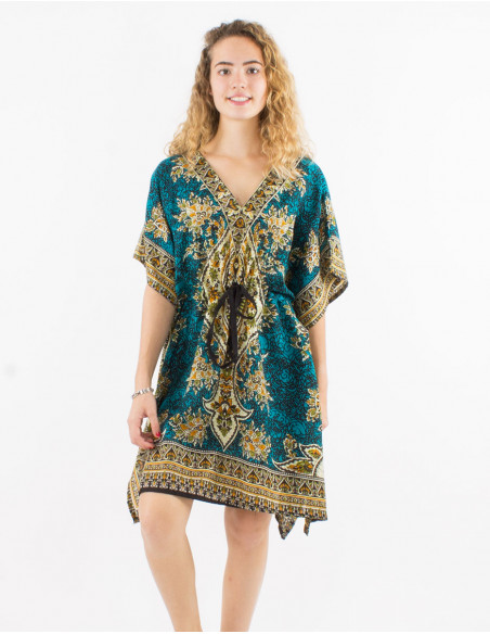 Tunique Kaftan Polyester Imprime
