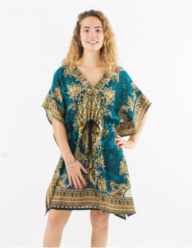 Tunique Kaftan Polyester Imprime