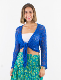 Veste maille polyester filet 2