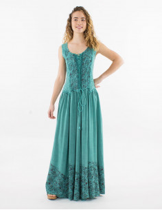 Robe longue viscose bretelles SW 2