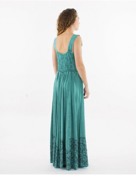 Long viscose sw straps dress