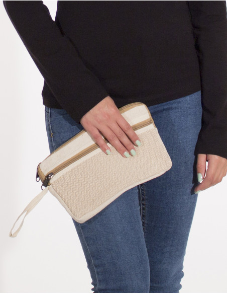 Cotton 2 zips kit with lining