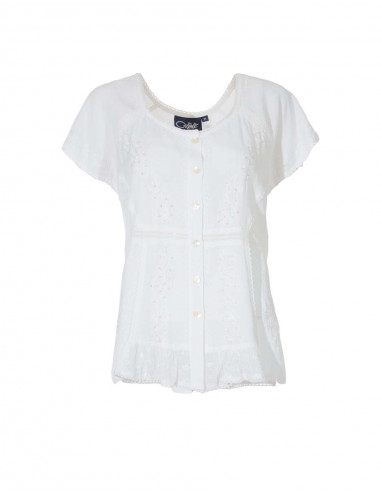 Chemisier Viscose Sw Avec Broderies