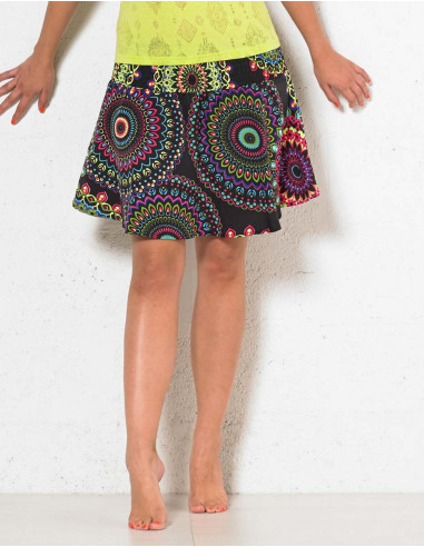 Jupe courte imprimée