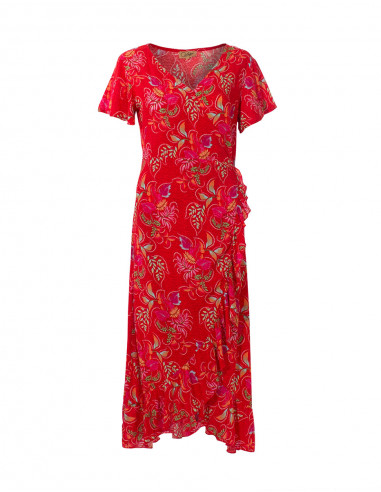 Short Sleeve Viscose Dress
