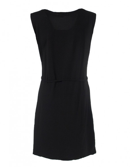 Knitted 95% polyester 5% spandex dress with mandalas print