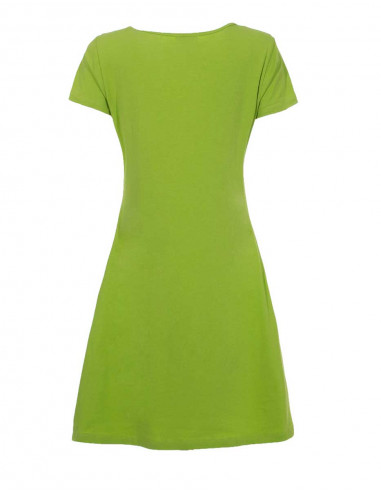 Knitted 97% cotton 3% elastane dress