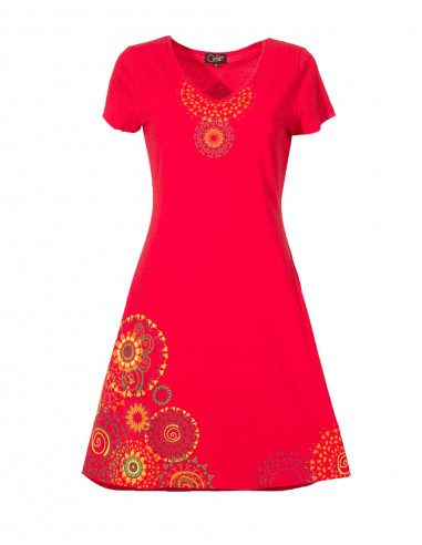 Knitted 97% cotton 3% elastane dress