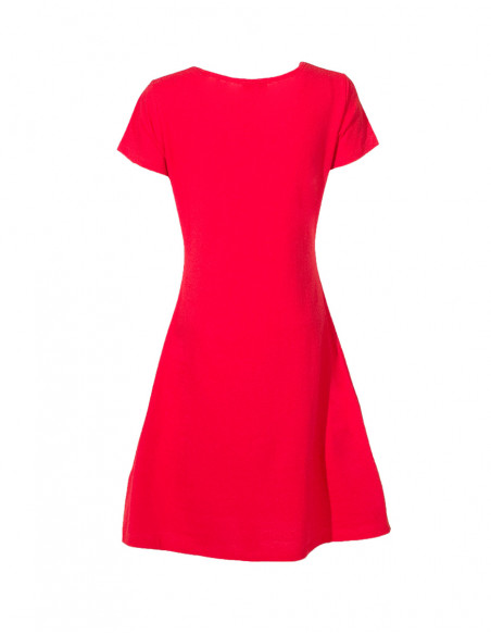 Knitted 97% cotton 3% elastane dress