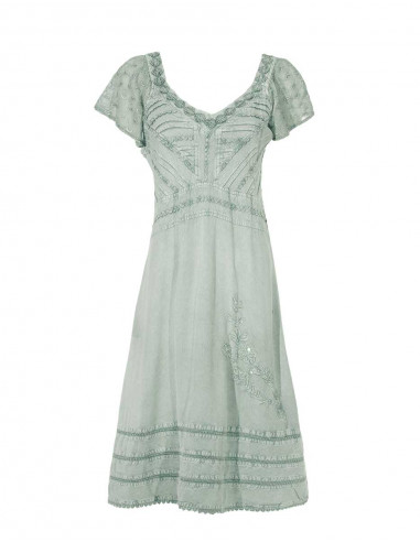 Robe Viscose Sw Avec Broderies