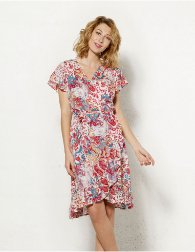 Viscose Short Sleeve Dress Rom