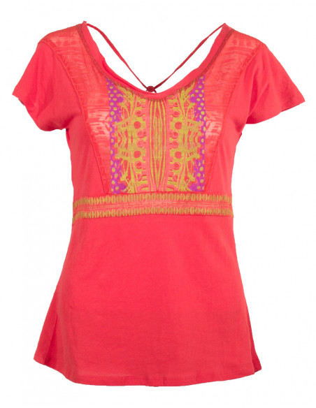 Knitted cotton tee shirt