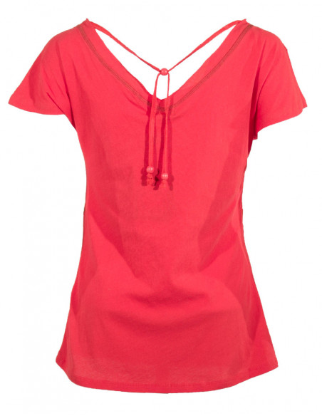 Knitted cotton tee shirt