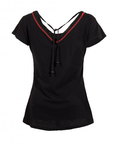 Knitted cotton tee shirt