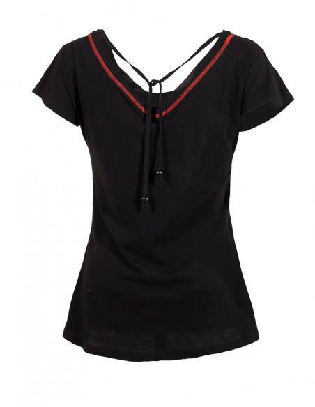 Knitted cotton tee shirt