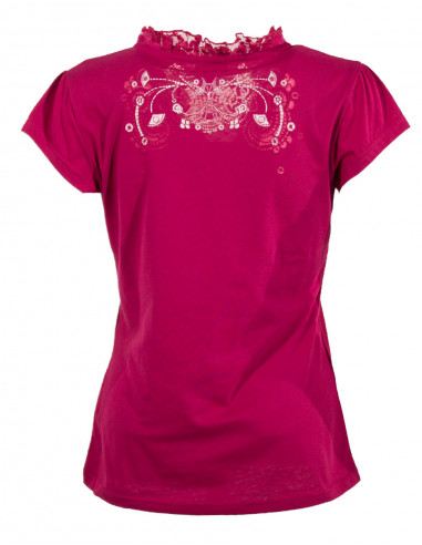 Knitted 60% cotton 40% polyester tee shirt