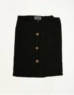 Chemise homme coton léger sw 3 boutons manches courtes 2