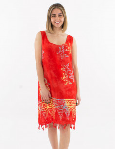 Robe de plage courte à bretelles 2