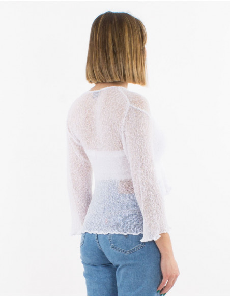 Polyester knitted jacket