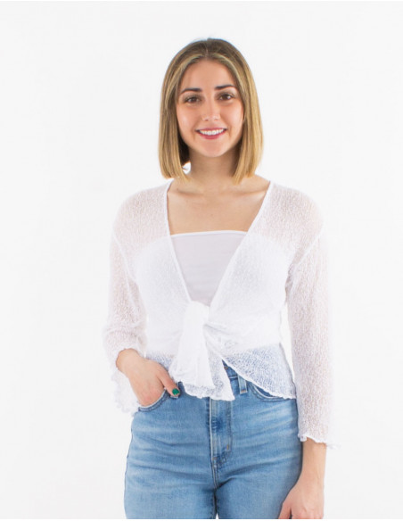 Polyester knitted jacket