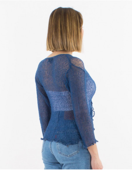 Veste maille polyester légère filet