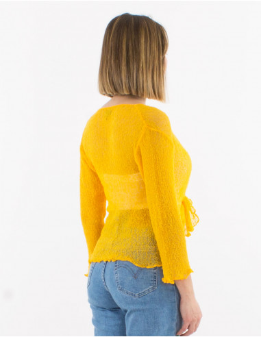 Polyester knitted jacket