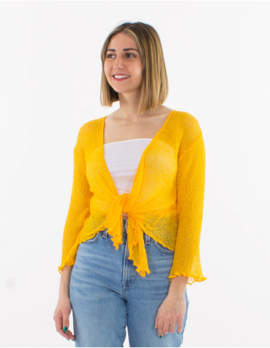 Polyester knitted jacket