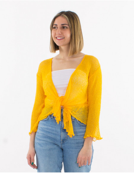 Polyester knitted jacket