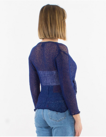 Polyester knitted jacket