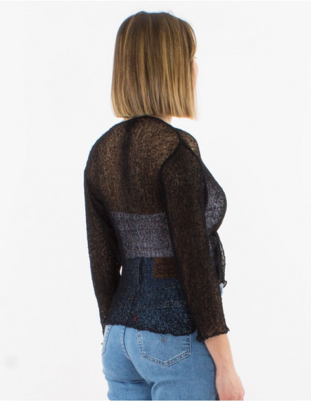 Polyester knitted jacket