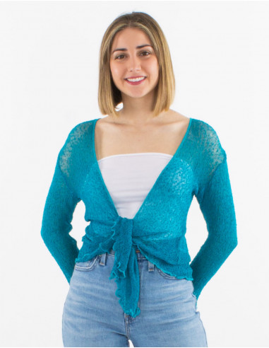 Polyester knitted jacket