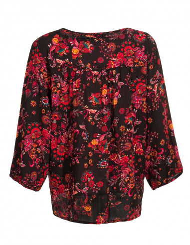 Chemisier Viscose Manches 3/4