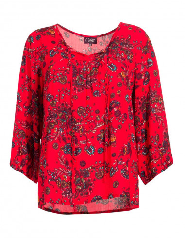 Chemisier Viscose Manches 3/4