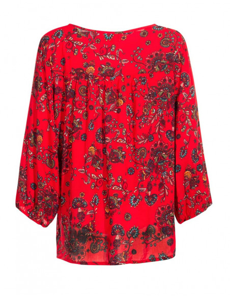 Chemisier Viscose Manches 3/4