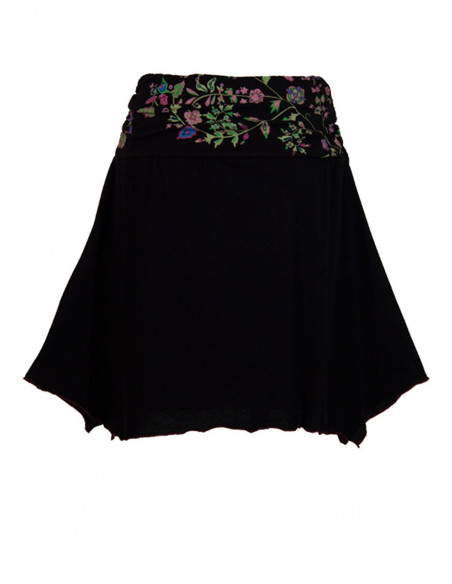 Knitted cotton skirt