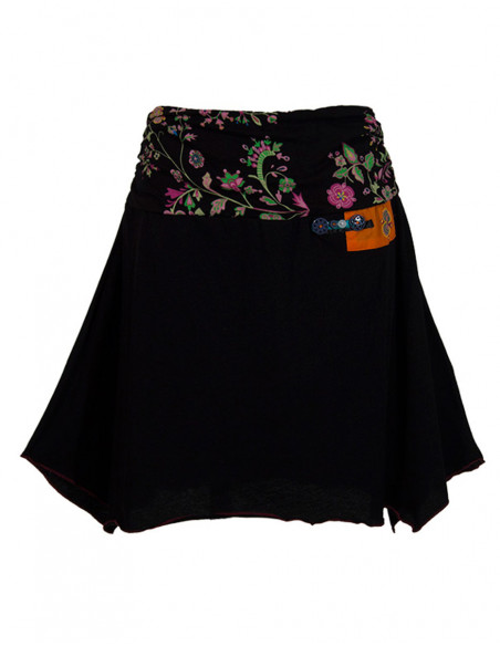 Knitted cotton skirt