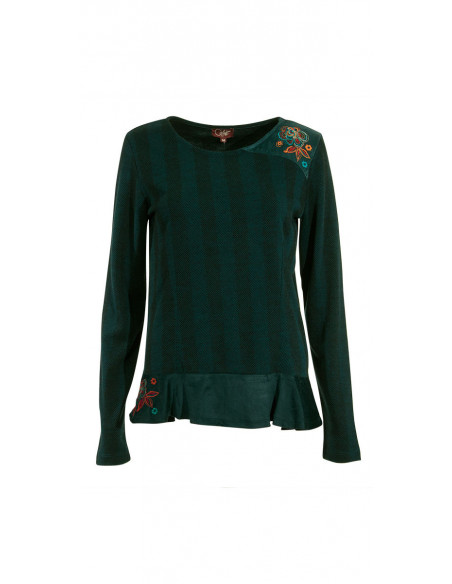Pull Maille 63%Polyester 32%Viscose 5%Elas