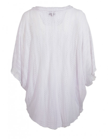 Knitted 65% polyester 35% rayon poncho