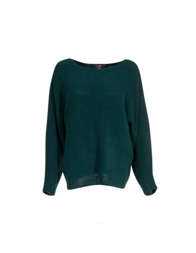 Knitted polyester pullover
