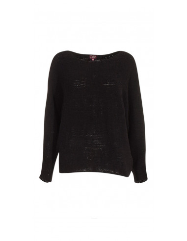 Knitted polyester pullover