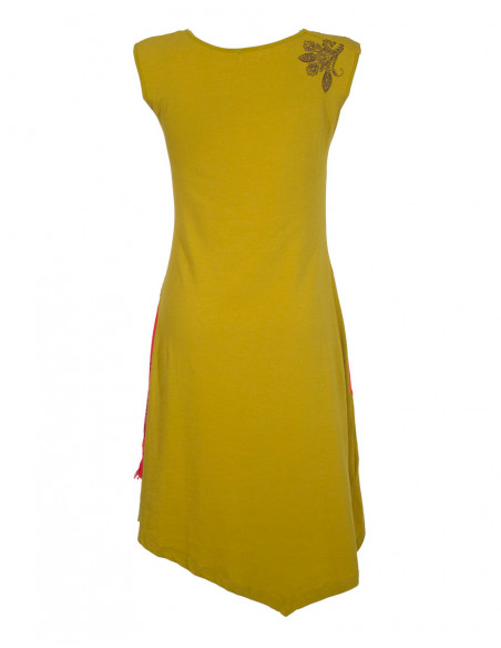 Knitted printed dress