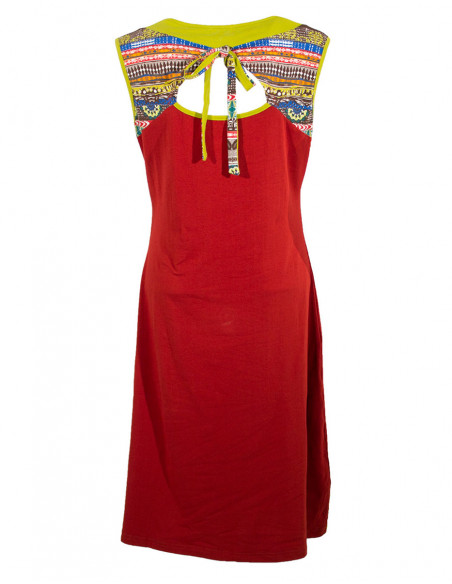 Robe courte imprimee