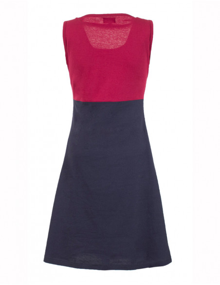 Robe courte coton
