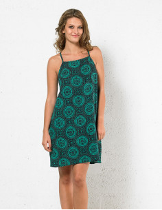 Dress Viscose Print Wheel