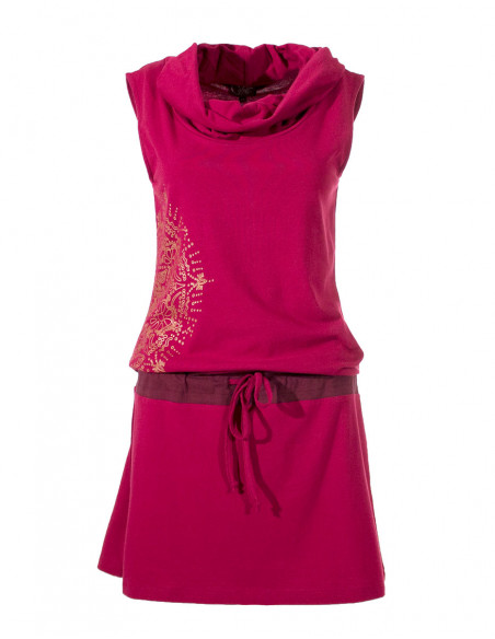 Knitted 97% cotton 3% spandex dress