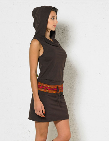 Knitted cotton sleveless dress