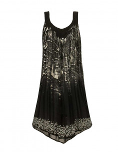 Rayon crepe short sleveless...