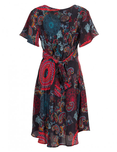Robe Polyester Manches Courtes