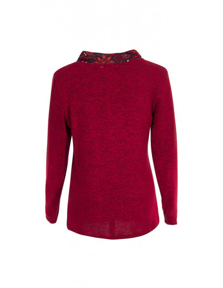 Pull Maille 74%Viscose 21%Polyester 5%Elasthanne